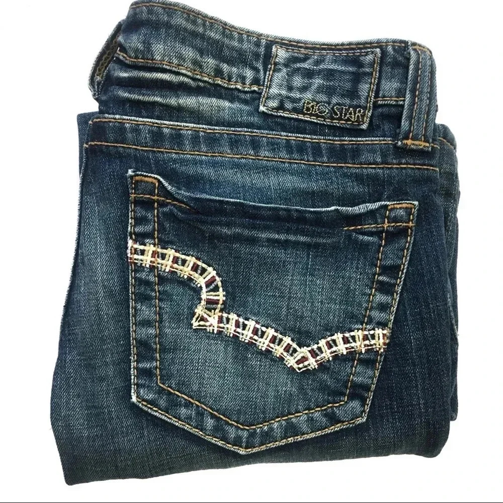 LAST CALL Big Star Boot Cut Jeans Women’s Size 29 Denim Blue Casey